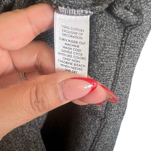 Calvin Klein Men's Hooded Pullover Sweater Size Large Gray Knit Slim Fit - Picture 6 of 9